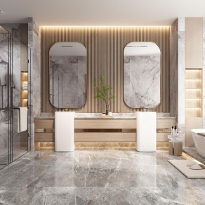 新中式酒店卫生间3D模型下载